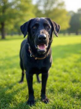 Rescue Black Labrador Retriever and German Shepherd Dog Dogs for Adoption in Los Angeles, California - Bugs Bunny | PetCurious