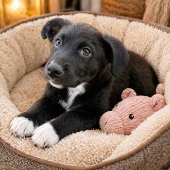 Australian Shepherd and Border Collie Dogs Available for Adoption in Houston, Texas - Becky - Curious And Playful  | PetCurious