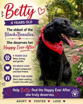 Betty -  Black Labrador Retriever Dog for Adoption - Betty | PetCurious
