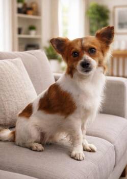 Papillon and Corgi Dogs Available for Adoption - Pinto | PetCurious