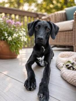 Knight -  Black Labrador Retriever Dog for Adoption in Churchville, New York - Knight | PetCurious
