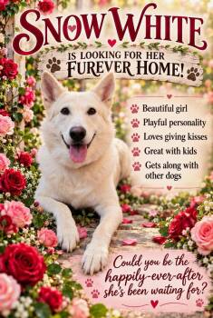 Snow White -  Shepherd Dog for Adoption in Sumter, South Carolina - Snow White | PetCurious