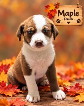 Pumpkin Patch Pups : Maple -  Australian Shepherd Dog for Adoption in Aurora, Indiana - Pumpkin Patch Pups : Maple | PetCurious