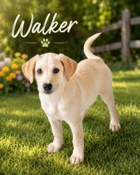 Walker -  Yellow Labrador Retriever and Australian Shepherd Dog for Adoption in Chickamauga, Georgia - Walker | PetCurious