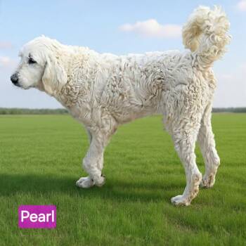 Pearl -  Great Pyrenees and Poodle Dog for Adoption in Wheelersburg, Ohio - Pearl | PetCurious