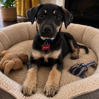 Walnut -  Black Labrador Retriever and Black Mouth Cur Dog for Adoption in Houston, Texas - Walnut | PetCurious