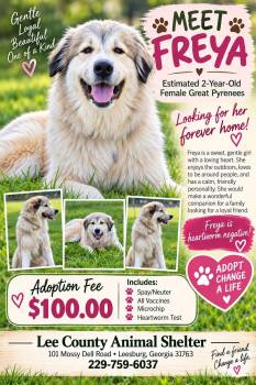 Freya -  Great Pyrenees Dog for Adoption in Leesburg, Georgia - Freya | PetCurious