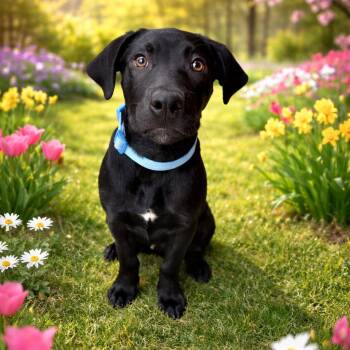 Black Labrador Retriever Dogs Available for Adoption - Noah | PetCurious
