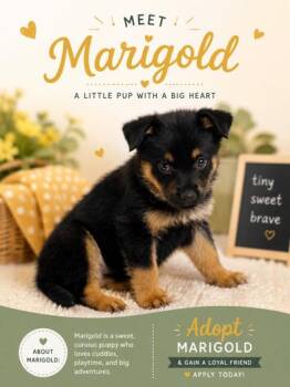 Marigold -  German Shepherd Dog and Rottweiler Dog for Adoption in Liverpool, Texas - Marigold | PetCurious