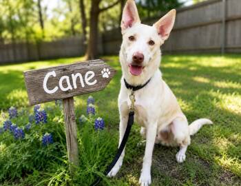 Cane, sweet like Sugar Cane -  Carolina Dog Dog for Adoption in Houston, Texas - Cane, Sweet Like Sugar Cane | PetCurious