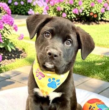 Turtle - PUPPY -  Black Labrador Retriever Dog for Adoption in Perry, Iowa - Turtle - PUPPY | PetCurious
