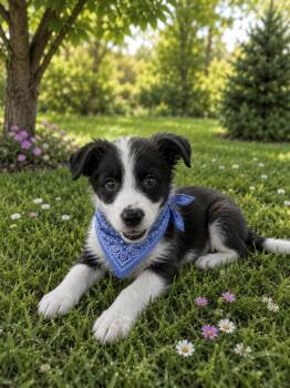 Baby Ernie -  Australian Shepherd and Border Collie Dog for Adoption in Liverpool, Texas - Baby Ernie | PetCurious