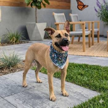 Black Mouth Cur Dogs Available for Adoption in Houston, Texas - Sandy Is A Sweetheart | PetCurious