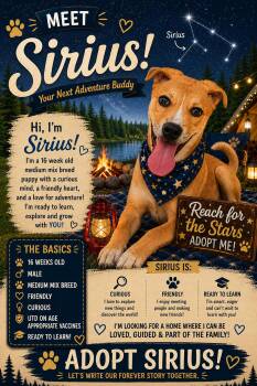 Sirius -  Mixed Breed Dog for Adoption in Ashland, Kentucky - Sirius | PetCurious