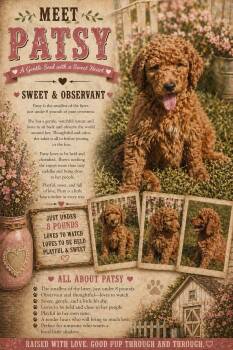 Irish Setter and Goldendoodle Dogs Available for Adoption in New Berlin, Wisconsin - PATSY   $425 | PetCurious