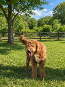 Whiskey -  Goldendoodle Dog for Adoption in Brownstown, Indiana - Whiskey | PetCurious