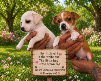 Bella and Barry -  Chihuahua and Terrier Dog for Adoption in Murphys, California - Bella And Barry | PetCurious