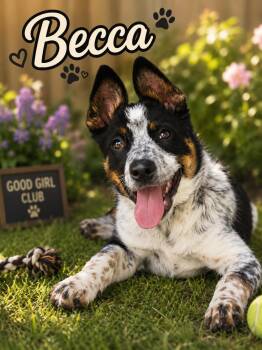 Becca -  Border Collie and Australian Cattle Dog Blue Heeler Dog for Adoption in Tulsa, Oklahoma - Becca | PetCurious
