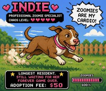 Mixed Breed Dogs Available for Adoption in Willoughby, Ohio - Indie [Longest Resident] | PetCurious