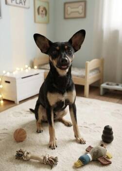 Miniature Pinscher and Terrier Dogs Available for Adoption - Bebe | PetCurious