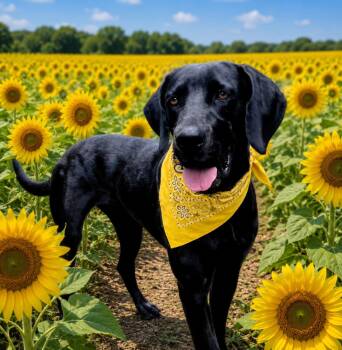 Honey June -  Black Labrador Retriever Dog for Adoption - Honey June | PetCurious