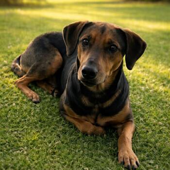 Coonhound and Labrador Retriever Dogs Available for Adoption - Shiloh | PetCurious