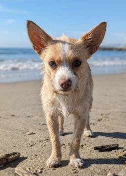 Lintel -  Wirehaired Terrier and Chihuahua Dog for Adoption in Ramona, California - Lintel | PetCurious