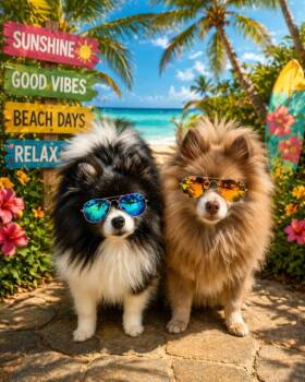 Pomeranian Dogs Available for Adoption in Palm Harbor, Florida - Pete And Miami | PetCurious