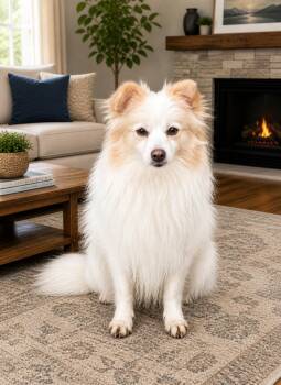 Pomeranian Dogs Available for Adoption in Russiaville, Indiana - Luna! Shy But Gentle!  | PetCurious