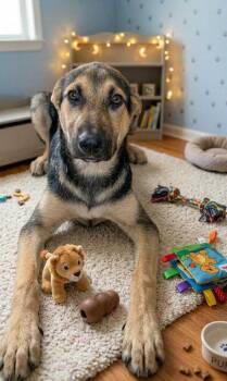 Shepherd and Labrador Retriever Dogs Available for Adoption - Jordie | PetCurious