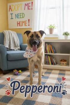 Pepperoni -  Shepherd and Mixed Breed Dog for Adoption in Seagoville, Texas - Pepperoni | PetCurious