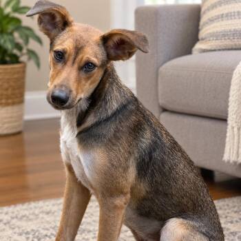 Pecan -  Hound and German Shepherd Dog Dog for Adoption in Brookeville, Maryland - Pecan | PetCurious
