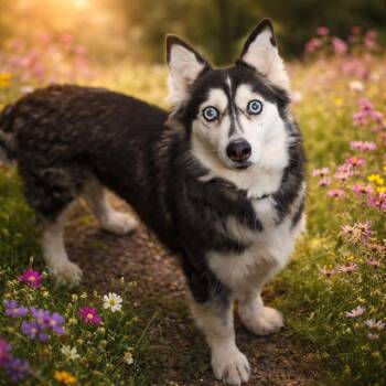 Jacky -  Pomsky Dog for Adoption in Anniston, Alabama - Jacky | PetCurious