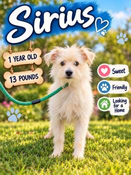 Sirius -  Terrier Dog for Adoption in Fort Worth, Texas - Sirius | PetCurious